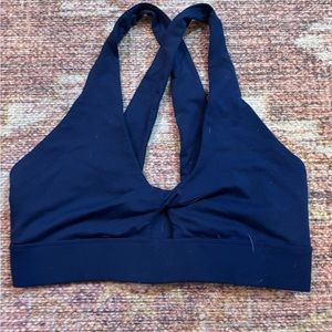 Fabletics blue sports bra